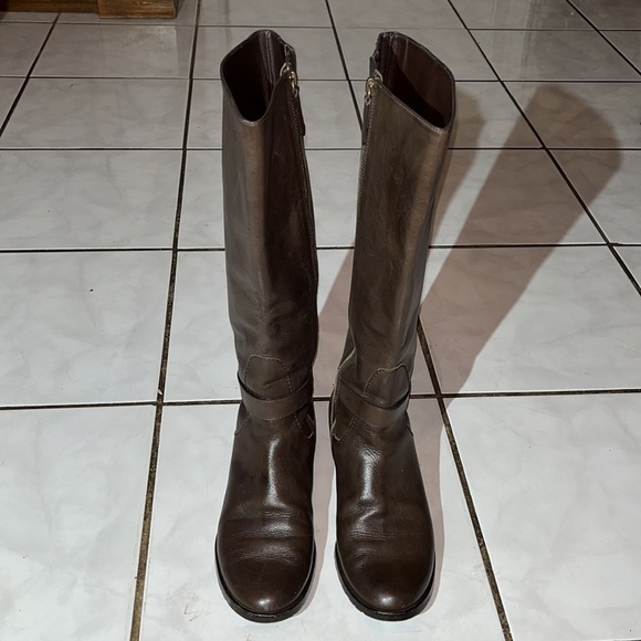 Cole Haan Women's Riding Boot Knee High Brown Leather Comfy - Picture 11 of 14